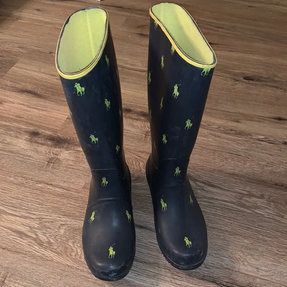 Polo Ralph Lauren rubber rain boots size - 7